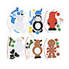 6 1/2" - 7 1/2" Christmas Character Picture Frame Ornament Craft Kit - Makes 12 Image 1