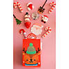 6 1/2" Candy Cane-Shaped Snowman Red & White Plastic Pens - 12 Pc. Image 3