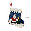 6 1/2" Mini Christmas Character Stocking Felt Treat Bags - 12 Pc. Image 1