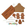 6 1/2" x 4 1/2" Gingerbread Nativity Scene Craft Kit - Makes 12 Image 1