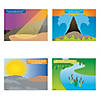 6 1/2" x 4 3/4" Bulk 48 Pc. Mini Stories of Moses Paper Sticker Scenes Image 1