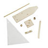 6 1/2" x 7 1/2" DIY Wood Sailboat Coloring Craft Kits - 12 Pc. Image 1