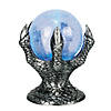 6 1/2" x 7 3/4" Light-Up Mystic Crystal Ball on Hand Halloween Tabletop Decoration Image 1