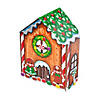 6 1/2" x 8 1/2" Color Your Own Cardstock Gingerbread Houses - 12 Pc. Image 1