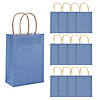 6 1/2" x 9" Medium Kraft Paper Gift Bags - 12 Pc. Image 1