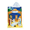 6 1/2" x 9" Medium Nativity Party Plastic Goody Bags - 36 Pc. Image 2