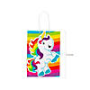 6 1/2" x 9" Medium Unicorn Gift Bags - 12 Pc. Image 1