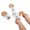 6 1/4" Self-Checking Short Vowel Cookies & Milk Matching Puzzles - Set of 50 Image 1