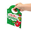 6 1/4" x 8 1/4" Bulk 50 Pc. Extra Small Dr. Seuss&#8482; The Grinch Christmas Plastic Goody Bags Image 2