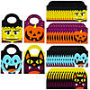 6 1/4" x 8 1/4" Bulk 50 Pc. Plastic Friendly Monster Halloween Goody Bags Image 1