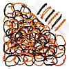 6" - 10 1/2" Bulk 72 Pc. Halloween Adjustable Friendship Rope Bracelets Image 1