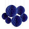 6" - 10" Purple Honeycomb Ceiling Decorations - 6 Pc. Image 1