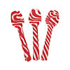 6" 14 oz. Hard Candy Cane Peppermint Candy Spoon Treats - 12 Pc. Image 1