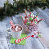 6" 14 oz. Hard Candy Cane Peppermint Candy Spoon Treats - 12 Pc. Image 2