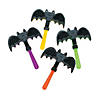 6 3/4" Bat Wing Multicolor Plastic Clappers - 12 Pc. Image 1