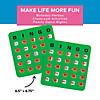 6 3/4" Bulk 100 Pc. Automatic Sliding Tab Cardboard Bingo Cards Image 1