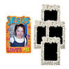 6 3/4" Color Your Own Jesus Loves Me Wood Picture Frame Magnets - 4 Pc. Image 1