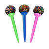 6 3/4" Multicolor Mesh-Covered Gel Bead Plastic Fidget Pens - 12 Pc. Image 1