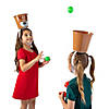 6 3/4" x 6" Christmas Reindeer Bucket Ball Toss Game - 14 Pc. Image 1