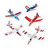 6 3/4" x 7" Bulk 48 Pc. Airplanes from Around the World Foam Gliders Image 1