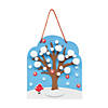 6 3/4" x 8" Snowy Winter Tree Sign Foam Craft Kit - Makes 12 Image 1