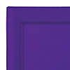 6.5" Grape Purple Square Plastic Cake Plates (80 Plates) Image 1