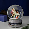 6.5" Norman Rockwell 'Santa and His Helpers' Christmas Snow Globe Image 1
