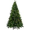 6.5' Pre-Lit Full Ashcroft Cashmere Pine Artificial Christmas Tree - Warm Clear LED Lights Image 1