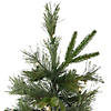 6.5' Pre-Lit Full Ashcroft Cashmere Pine Artificial Christmas Tree - Warm Clear LED Lights Image 2