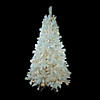 6.5' Pre-Lit White Medium Iridescent Pine Artificial Christmas Tree - Multi Function LED Lights Image 2