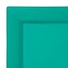 6.5" Sea Aqua Square Plastic Cake Plates (80 Plates) Image 1