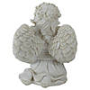 6.75" Praying Angel with Cross Outdoor Garden Statue Image 3
