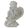 6.75" Praying Angel with Cross Outdoor Garden Statue Image 4