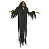 6' Animated Hanging Witch Halloween Decoration Image 1