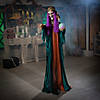 6' Animated Standing Fortune Teller Witch Halloween Decoration Image 1
