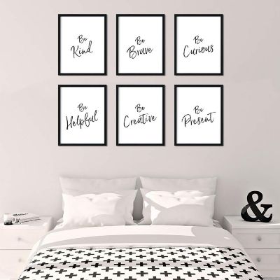6 Be Kind Brave Curious Quotes 8.5x11in Image 2