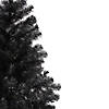 6' Black Colorado Spruce Artificial Halloween Tree - Unlit Image 2