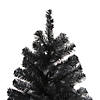 6' Black Colorado Spruce Artificial Halloween Tree - Unlit Image 3