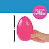 6" Bulk 144 Pc. Bright Plastic Easter Egg Image 2
