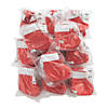 6" Bulk 144 Pc. Small Christmas Red & White Satin Stockings Image 2