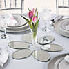 6" Clear Patterned Plastic Bud Vases - 12 Pc. Image 3