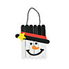 6" Craft Stick Happy Snowman Hanging Sign Craft Kit- Makes 12 Image 1