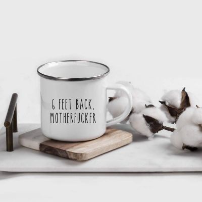 6 Feet Back MF 11oz Campfire Mug Image 1