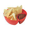 6" Fiesta Chips & Dip Plastic Bowls - 12 Ct. Image 1