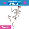 6 Ft. 6" Skeleton Titan Plastic Poseable Halloween Decoration Image 1