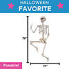 6 Ft. 6" Skeleton Titan Plastic Poseable Halloween Decoration Image 3