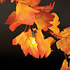 6 Ft. 8" Yellow & Orange Autumn Leaves on Indoor String Lights Image 4