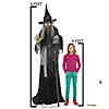 Lunging Haggard Witch Animated Halloween Prop - 6 Foot Tall With Sound & Lights