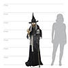 6 Ft. Animated Lunging Haggard Witch Standing Halloween Decoration Image 4