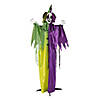 6 Ft. Animated Scary Talking Clown Standing Halloween Decoration Image 1